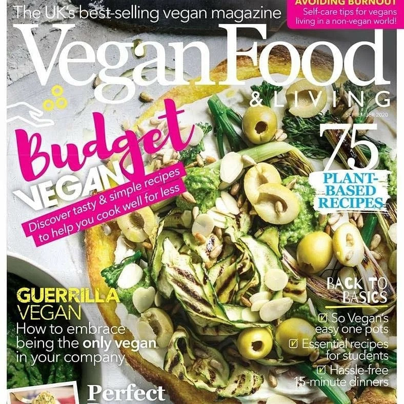 Featured in "Vegan Food & Living Magazine". Butternut Squash Bruschetta