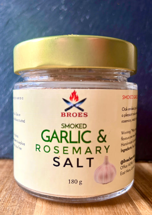 Smoked Garlic & Rosemary Salt