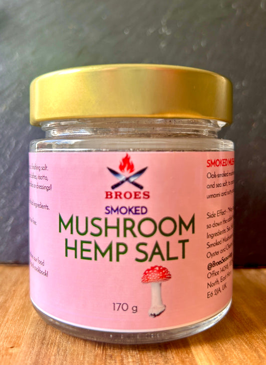Smoked Mushroom Hemp Salt