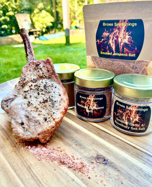 Smoked Garlic and Rosemary Salt - Jars